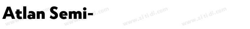 Atlan Semi字体转换